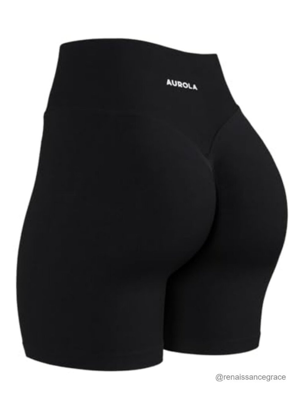 AUROLA High Waisted Biker Shorts 5" Seamless Nylon Spandex Yoga Gym Workout